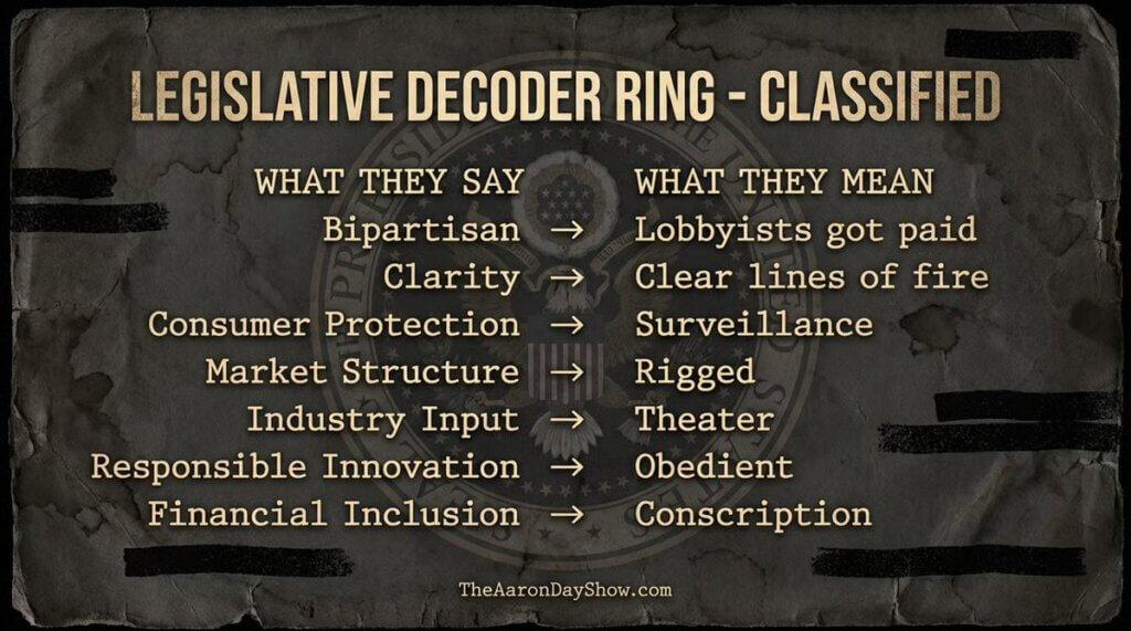 Lawmakers look to kill decentralized crypto access without CLARITY banning code using Bank Secrecy laws